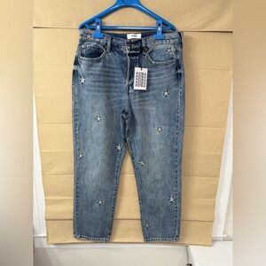 Pistola Star-Embellished Blue Jeans